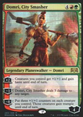 Domri, City Smasher (269/259) FOIL - Ravnica Allegiance Planeswalker Deck Exclusive